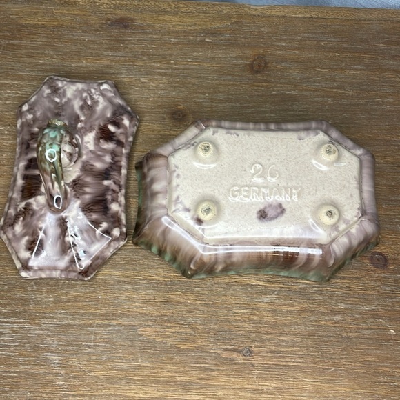 Vintage Germany Ceramic Pottery Dish with Lid 26 - Picture 6 of 7